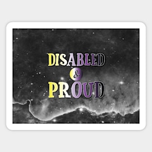 Disabled and Proud: NonBinary Magnet